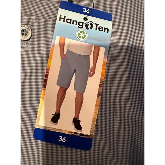 Hang Ten Men’s Shorts – Size 36 – Blue-Gray – NWT - Picture 6 of 11
